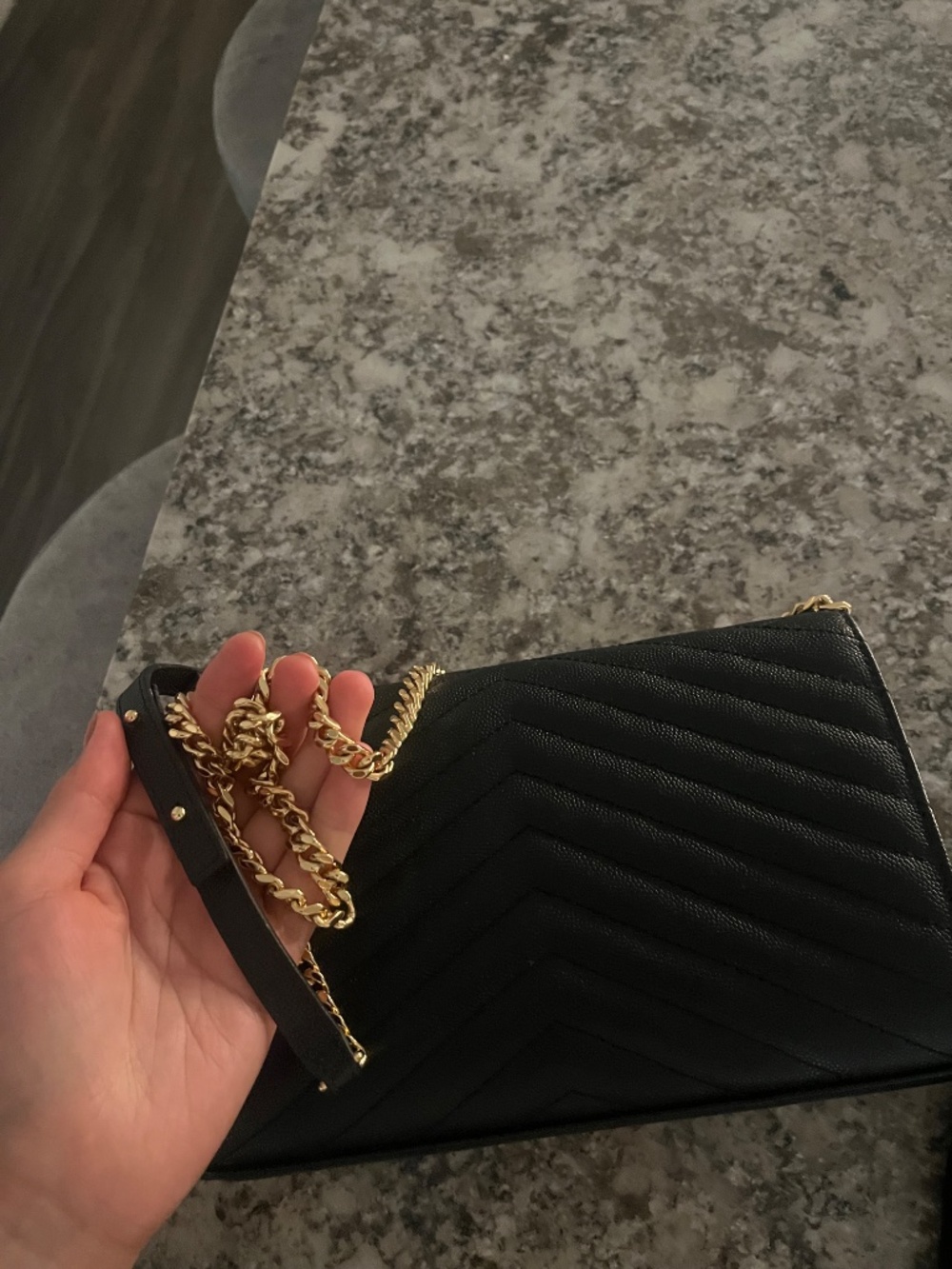 YSL BLACK CROSSBODY BAG - Picture 11 of 12